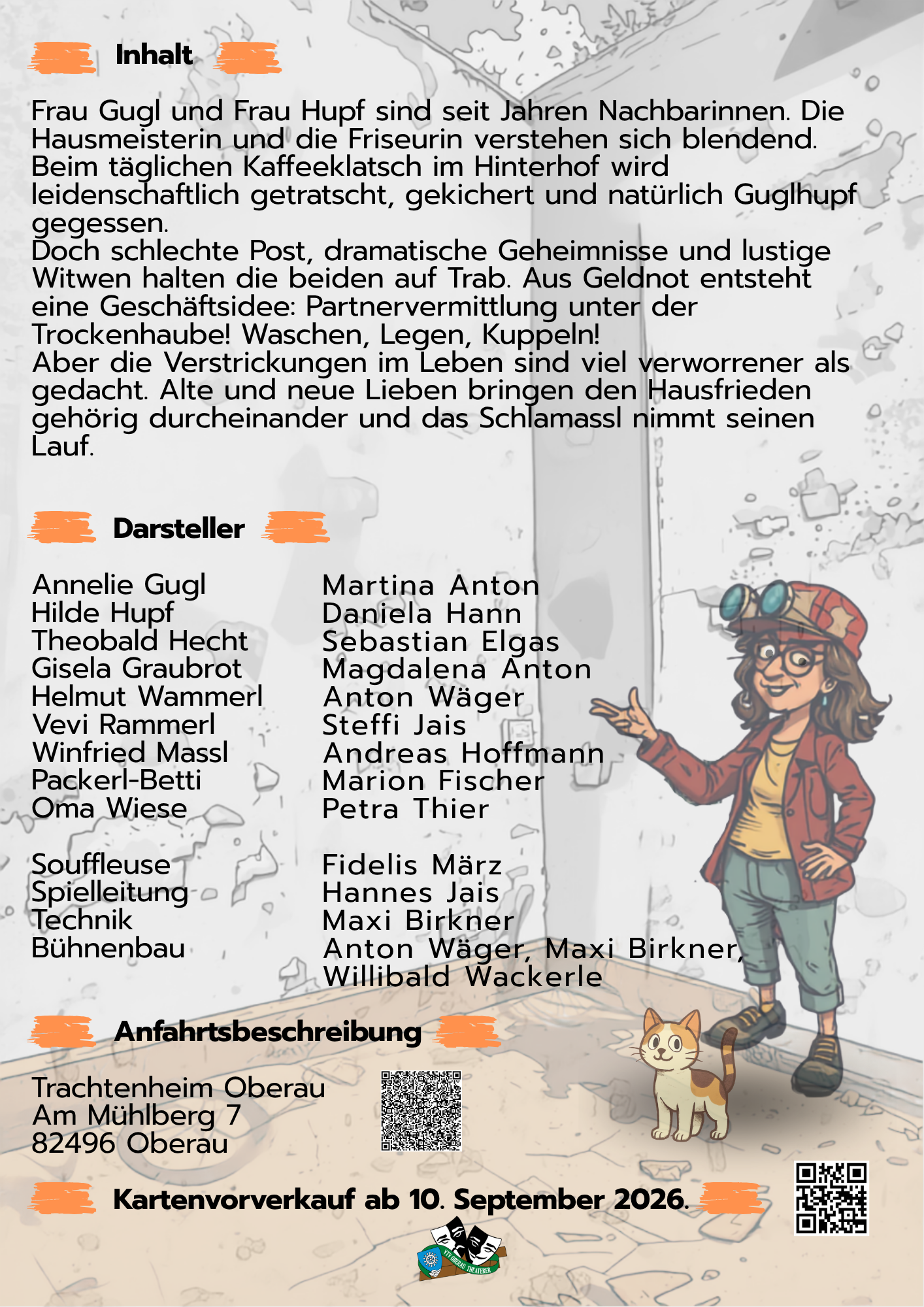Theater Oberau – Rückseite
